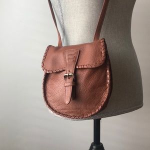 Brown Leather Satchel Bag